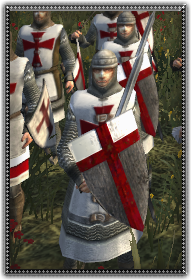Templar swordsmen Templar swordsmen