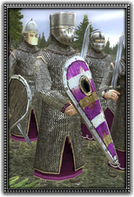 Spatharioi ton Latinkon  Sword-bearer 步行拉丁騎兵