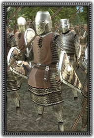 Dismounted Frankish Knights