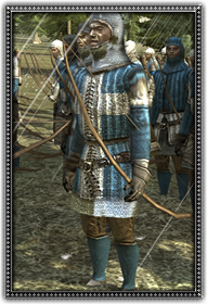 Dismounted French Archers 法蘭西步行弓騎兵