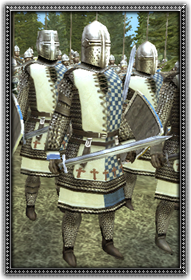 Dismounted Feudal Knights